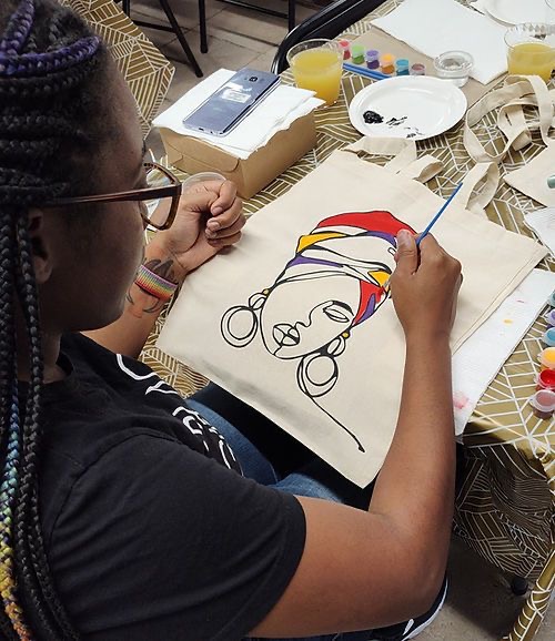 Tote Bag Painting