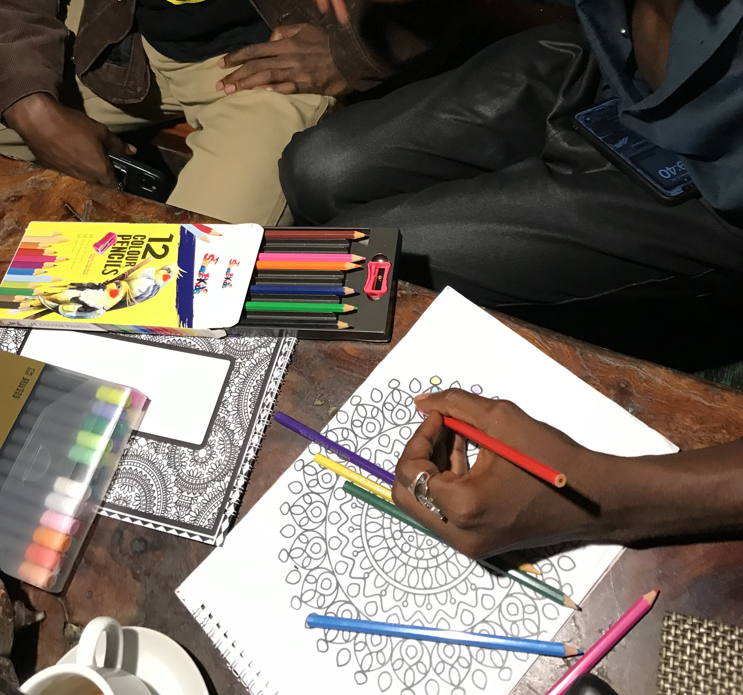 Color In-Between-The-Lines Experience